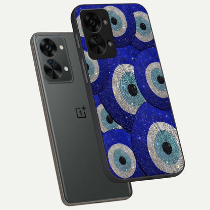  Galaxy Eye Flow phone case For OnePlus Nord 2T showing premium glass back cover with detailed artwork