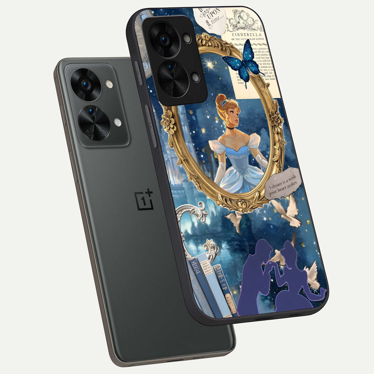  Midnight Queen phone case For OnePlus Nord 2T showing premium glass back cover with detailed artwork