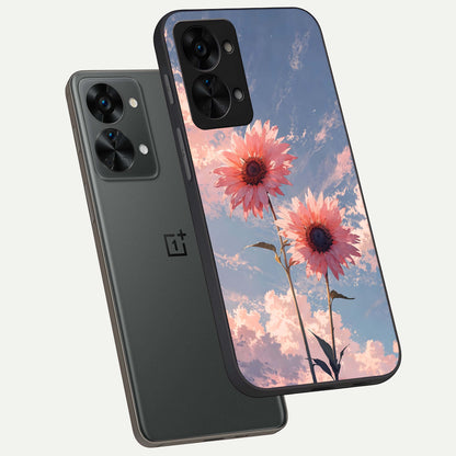  Sun Moon Balance phone case For OnePlus Nord 2T showing premium glass back cover with detailed artwork