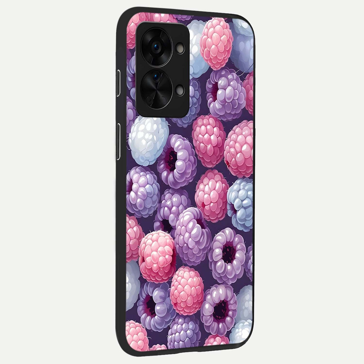  Berry Candy Pop back cover For OnePlus Nord 2T slim fit glass case with vibrant aesthetic design