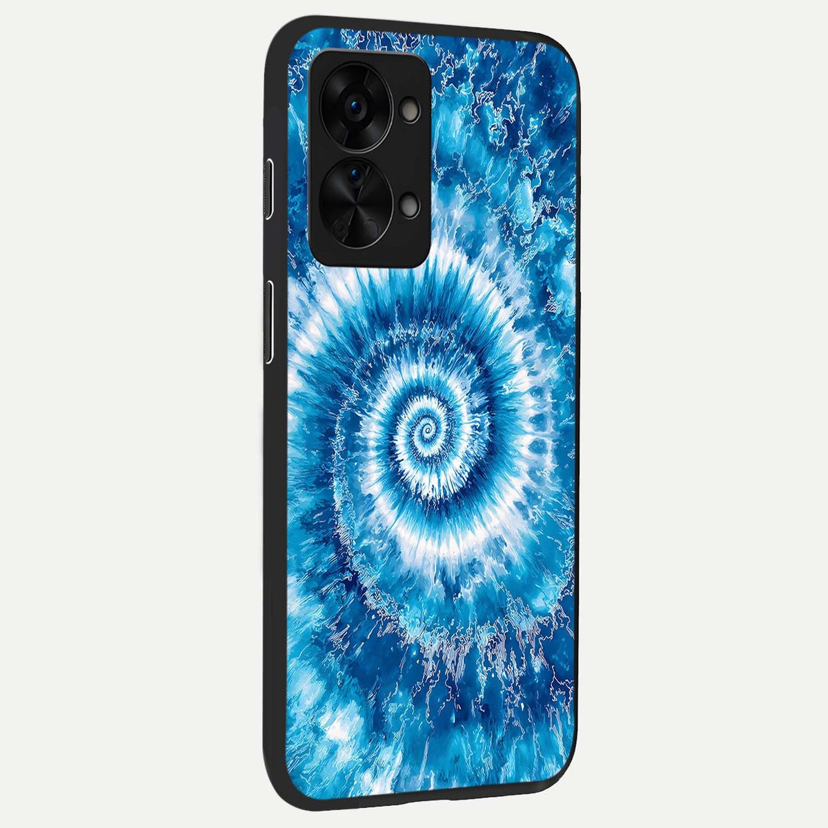  Blue Galaxy Wave back cover For OnePlus Nord 2T slim fit glass case with vibrant aesthetic design