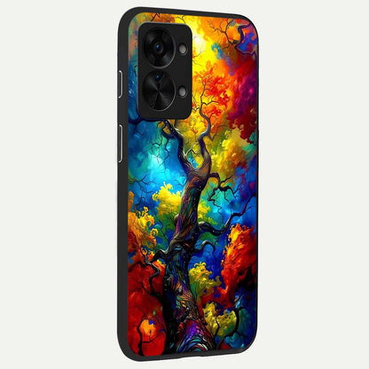  Colorful Soda Bottles back cover For OnePlus Nord 2T slim fit glass case with vibrant aesthetic design