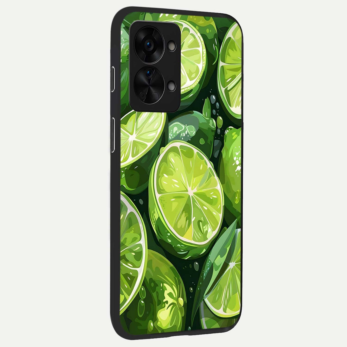  Green Kawasaki back cover For OnePlus Nord 2T slim fit glass case with vibrant aesthetic design