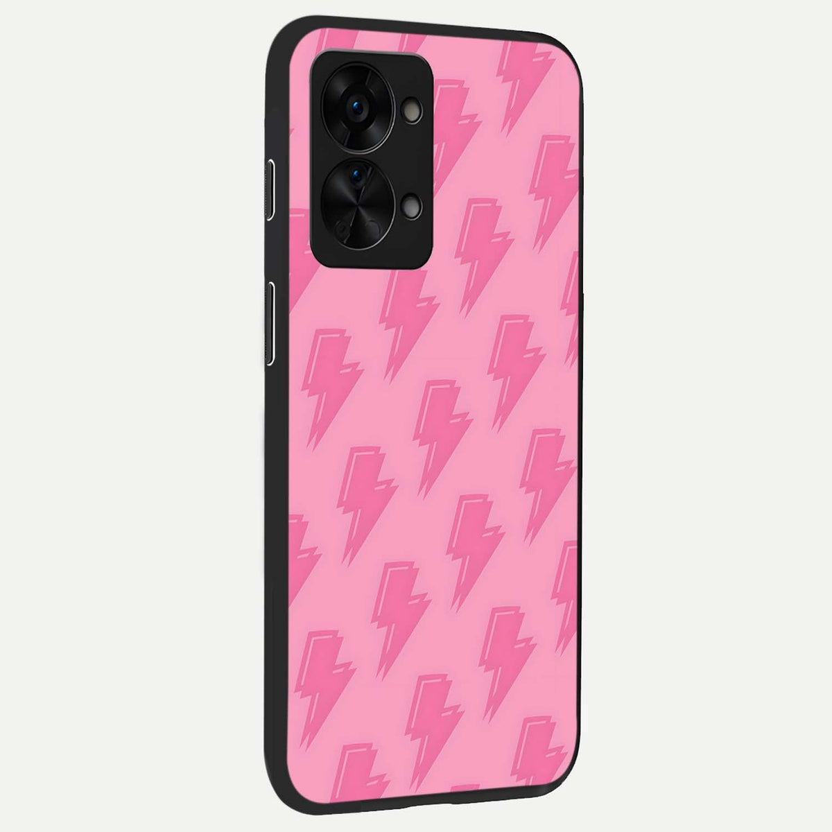  Pink Moo Magic back cover For OnePlus Nord 2T slim fit glass case with vibrant aesthetic design