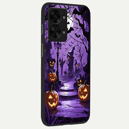  Pumpkin Patch Halloween back cover For OnePlus Nord 2T slim fit glass case with vibrant aesthetic design