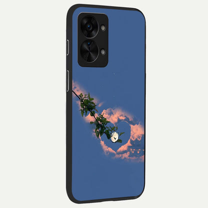  Sky Under Tree back cover For OnePlus Nord 2T slim fit glass case with vibrant aesthetic design