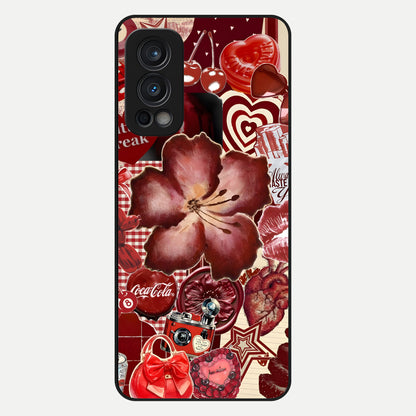  Aesthetic Little Freak Glass Case For OnePlus Nord 2 back cover – full design glossy printed glass finish