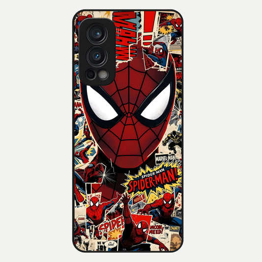  Aesthetic Wonder Spider Glass Case For OnePlus Nord 2 back cover – full design glossy printed glass finish
