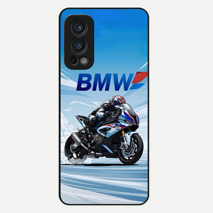  BMW Power Drift Glass Case For OnePlus Nord 2 back cover – full design glossy printed glass finish