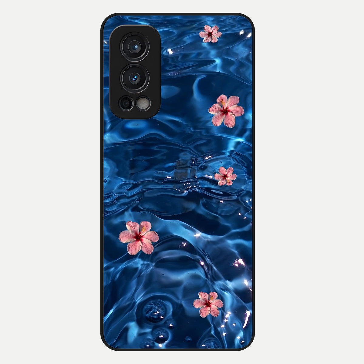  Bloom Thread Art Glass Case For OnePlus Nord 2 back cover – full design glossy printed glass finish