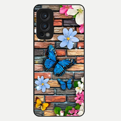  Brick Bloom Flight Glass Case For OnePlus Nord 2 back cover – full design glossy printed glass finish