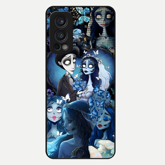  Butterfly Ghost Soul Glass Case For OnePlus Nord 2 back cover – full design glossy printed glass finish