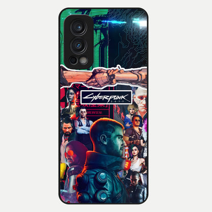 CYBERPUNK Legacy Glass Case For OnePlus Nord 2 back cover – full design glossy printed glass finish