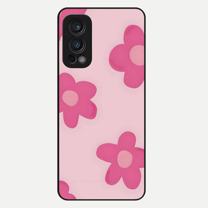  Candy Bloom Dreams Glass Case For OnePlus Nord 2 back cover – full design glossy printed glass finish