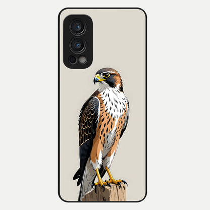  Clever Eagle Glass Case For OnePlus Nord 2 back cover – full design glossy printed glass finish