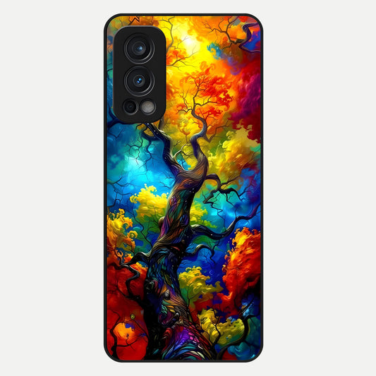  Colorful Soda Bottles Glass Case For OnePlus Nord 2 back cover – full design glossy printed glass finish