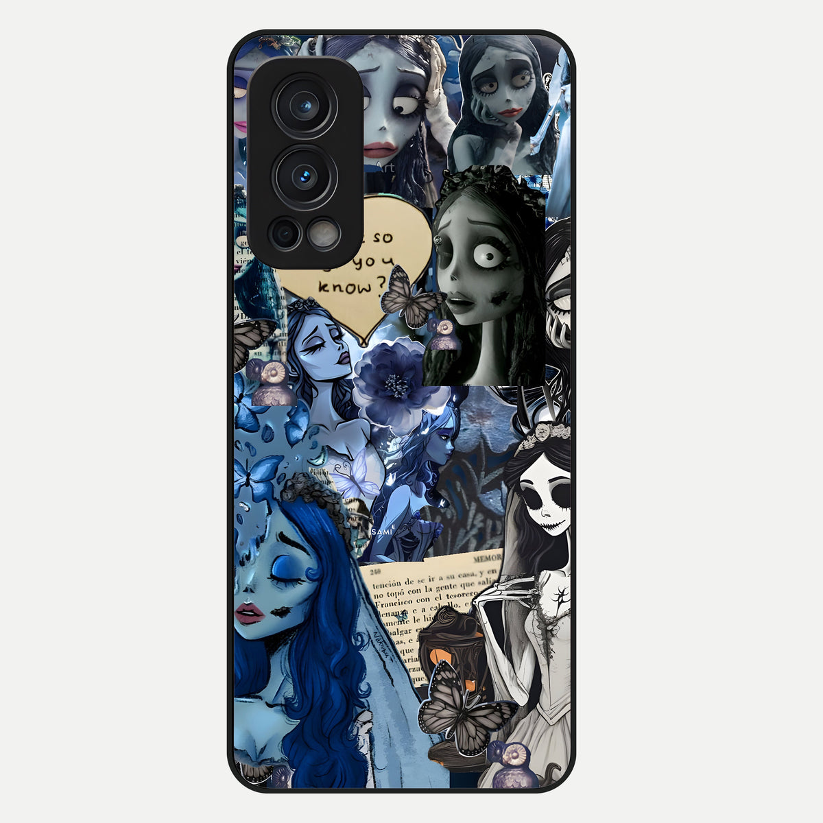  Corpse Bride Posters Glass Case For OnePlus Nord 2 back cover – full design glossy printed glass finish
