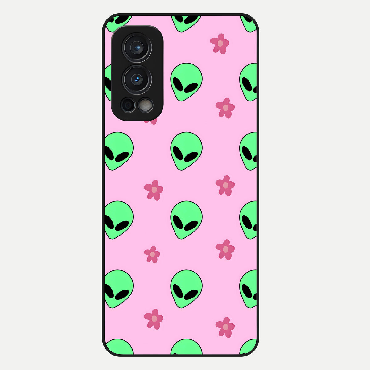  Cosmic Cute Crush Glass Case For OnePlus Nord 2 back cover – full design glossy printed glass finish