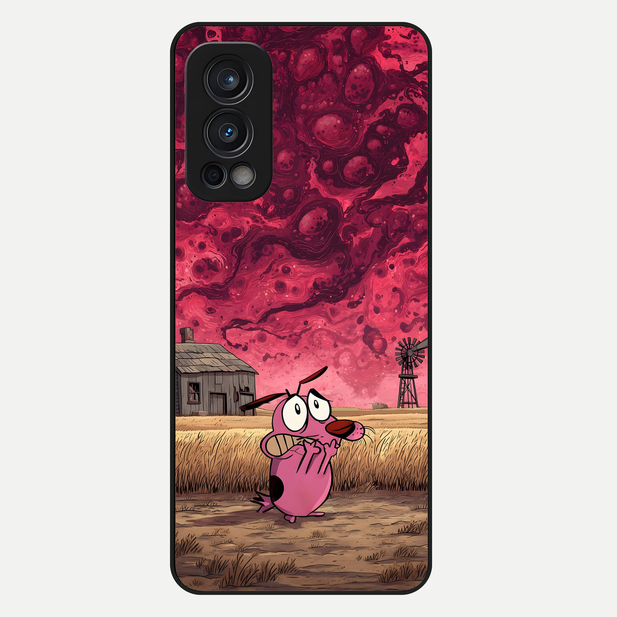  Courage Under Sky Glass Case For OnePlus Nord 2 back cover – full design glossy printed glass finish