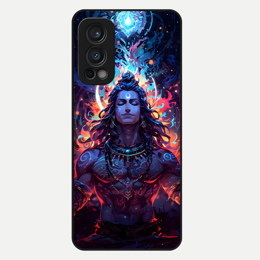  Divine Fire Shiv Glass Case For OnePlus Nord 2 back cover – full design glossy printed glass finish