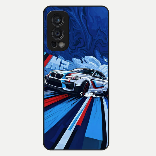  Drift Power Rush Glass Case For OnePlus Nord 2 back cover – full design glossy printed glass finish