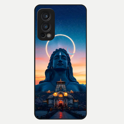  Eternal Shiva Aura Glass Case For OnePlus Nord 2 back cover – full design glossy printed glass finish