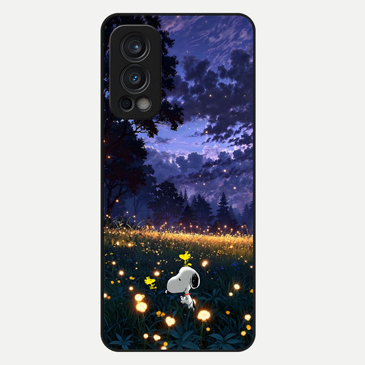  Firefly Meadow Magic Glass Case For OnePlus Nord 2 back cover – full design glossy printed glass finish