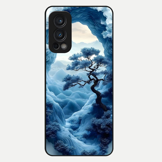 Frozen Serenity Gate Glass Case For OnePlus Nord 2 back cover – full design glossy printed glass finish