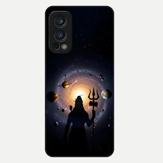  Galactic Shiva Vision Glass Case For OnePlus Nord 2 back cover – full design glossy printed glass finish