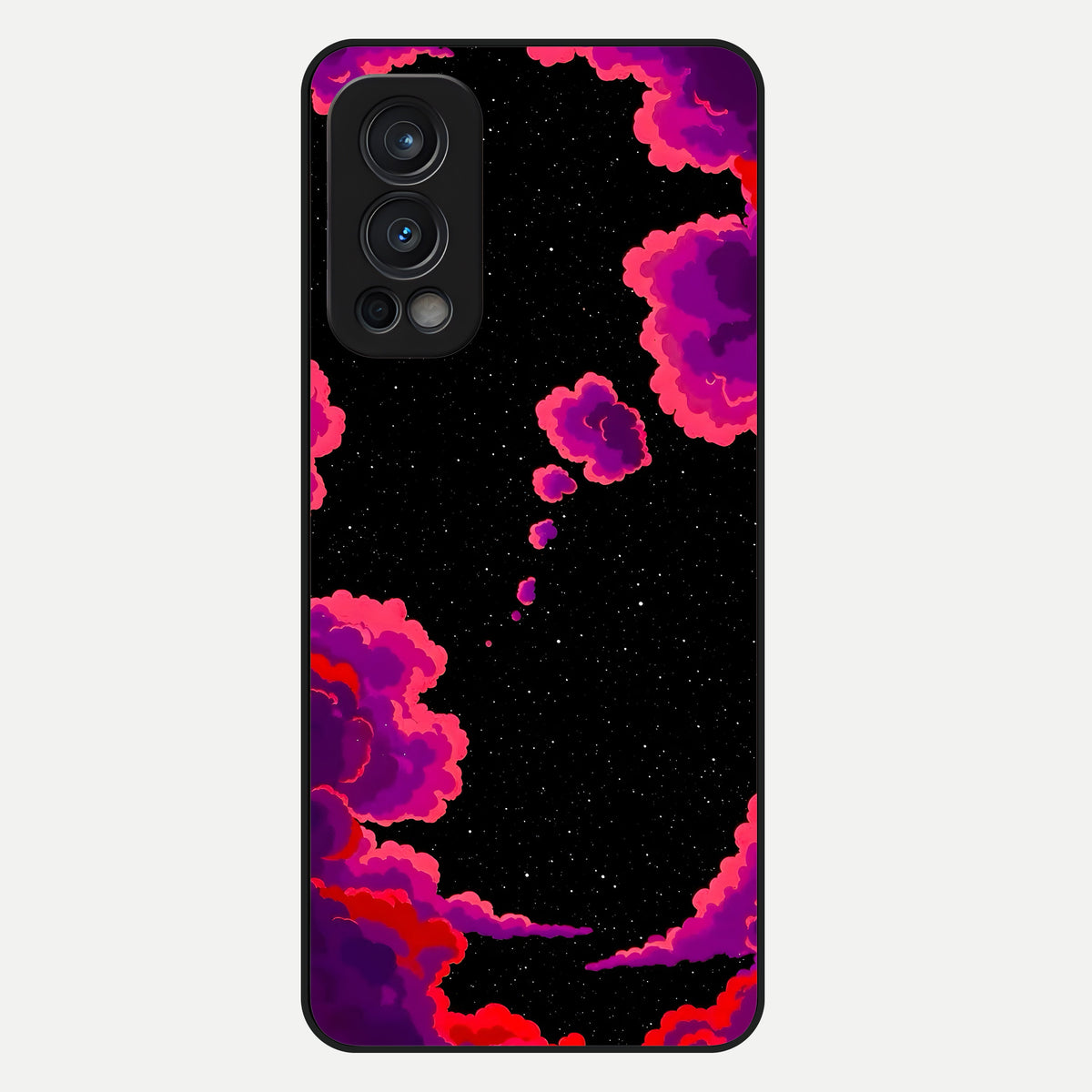  Galaxy Dream Frame Glass Case For OnePlus Nord 2 back cover – full design glossy printed glass finish