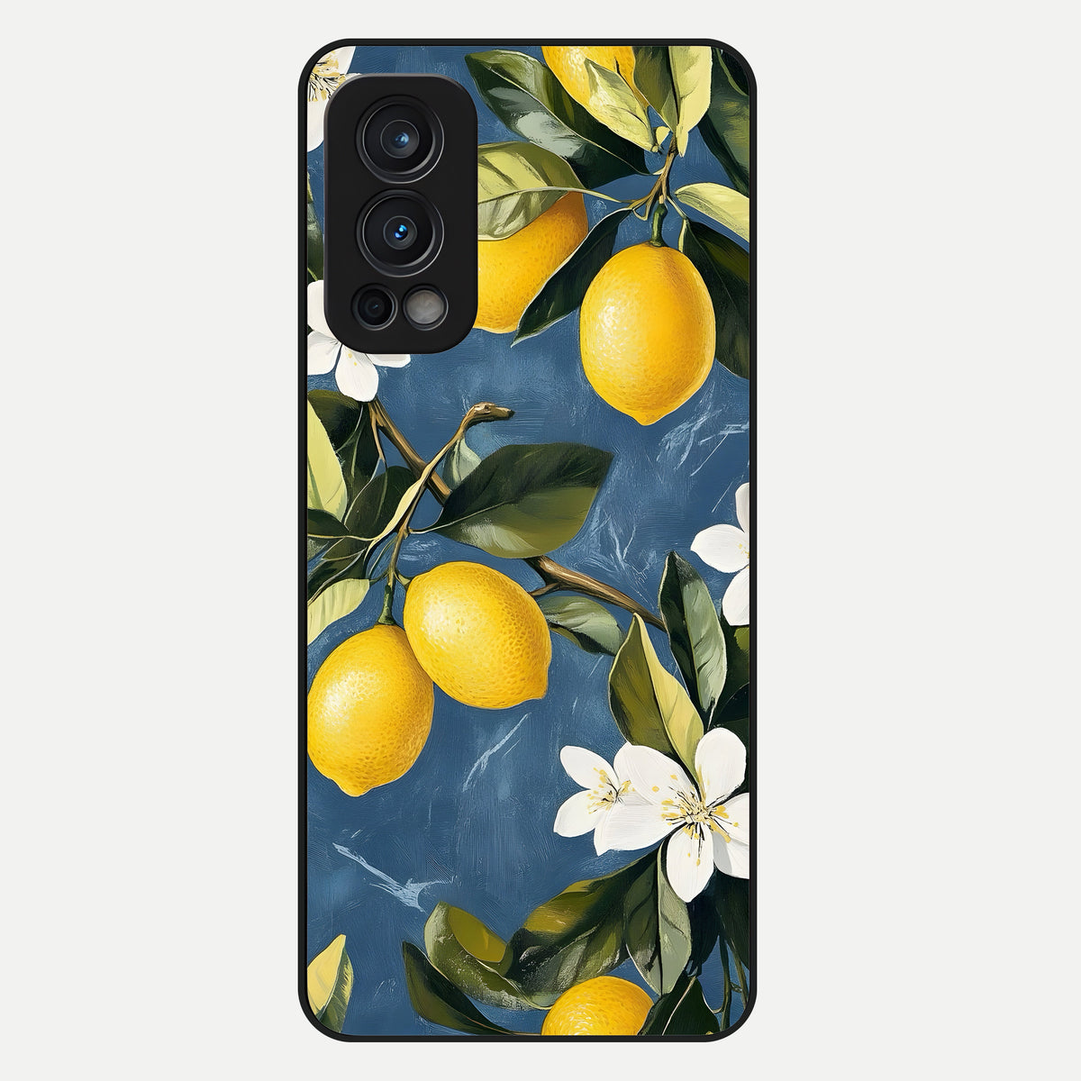  Lemon Dream Garden Glass Case For OnePlus Nord 2 back cover – full design glossy printed glass finish