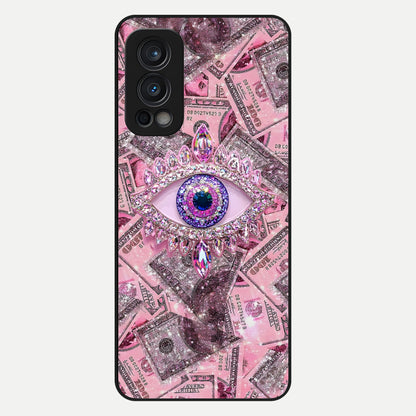  Money Eye Luxe Glass Case For OnePlus Nord 2 back cover – full design glossy printed glass finish