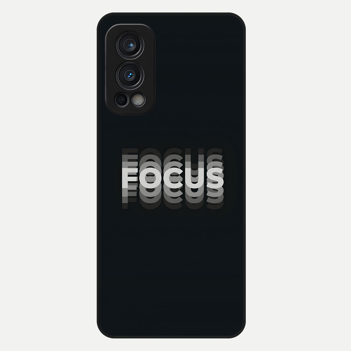  Mono Focus Vision Glass Case For OnePlus Nord 2 back cover – full design glossy printed glass finish