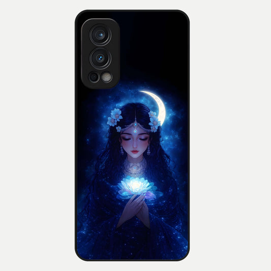  Mystic Moon Queen Glass Case For OnePlus Nord 2 back cover – full design glossy printed glass finish