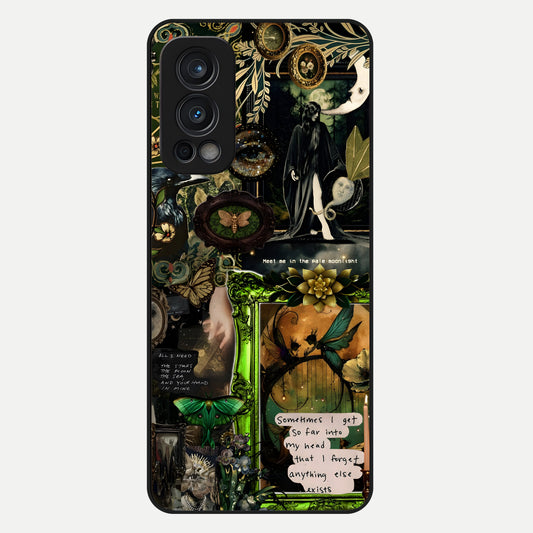  Mystic Woods Secret Glass Case For OnePlus Nord 2 back cover – full design glossy printed glass finish
