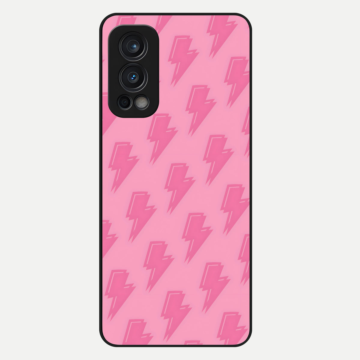  Pink Moo Magic Glass Case For OnePlus Nord 2 back cover – full design glossy printed glass finish