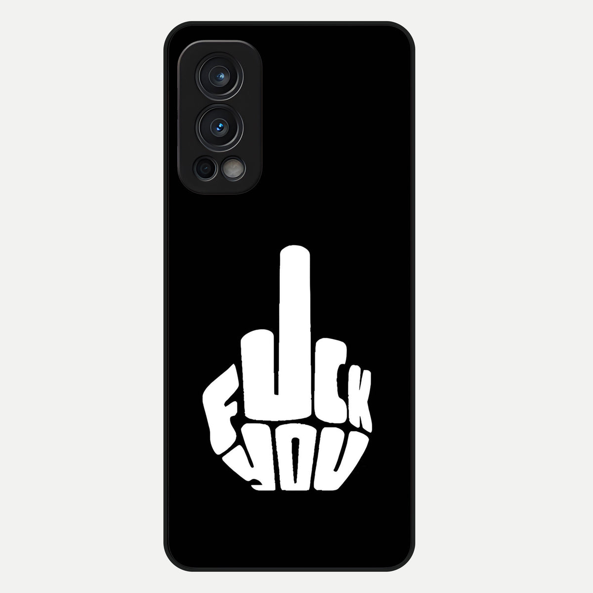 Rebel Mode On Glass Case For OnePlus Nord 2 back cover – full design glossy printed glass finish