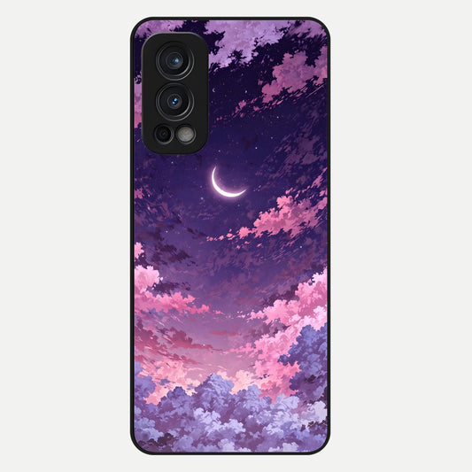  Sky Drift Clouds Glass Case For OnePlus Nord 2 back cover – full design glossy printed glass finish