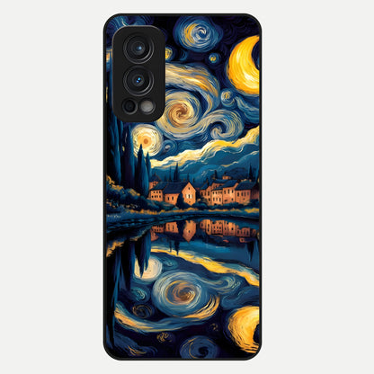  Starry Sky Serenity Glass Case For OnePlus Nord 2 back cover – full design glossy printed glass finish