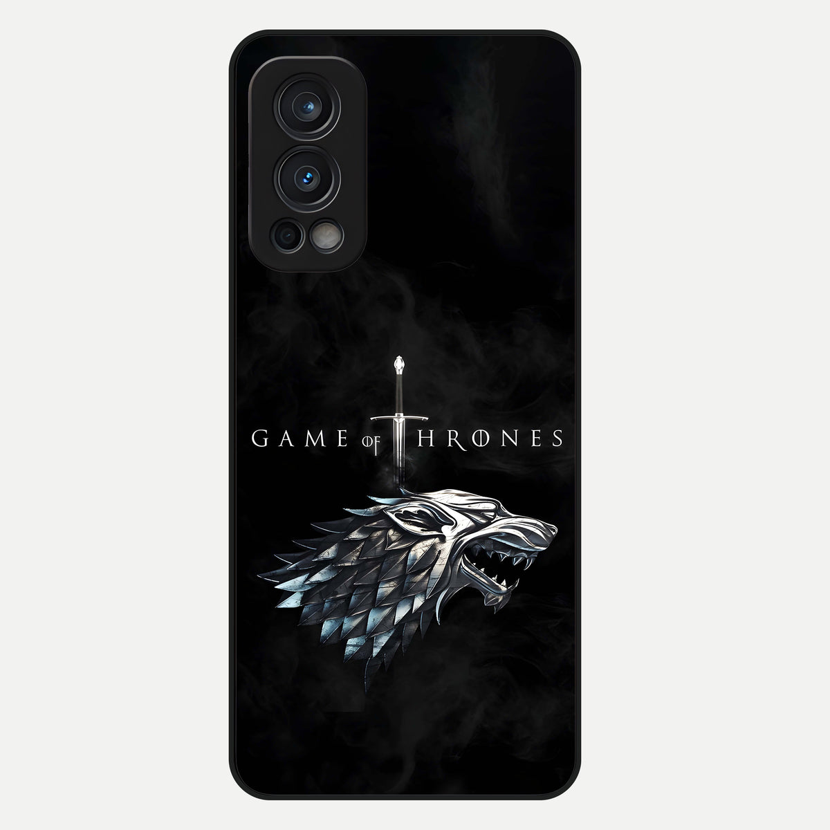  Throne Wolf Legacy Glass Case For OnePlus Nord 2 back cover – full design glossy printed glass finish