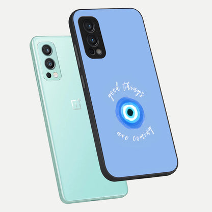  Bright Future Ahead phone case For OnePlus Nord 2 showing premium glass back cover with detailed artwork