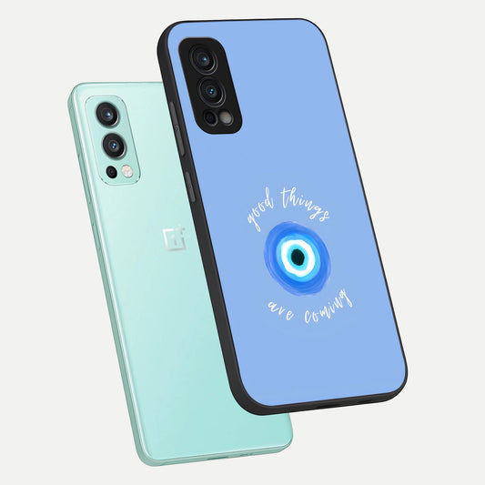  Bright Future Ahead phone case For OnePlus Nord 2 showing premium glass back cover with detailed artwork