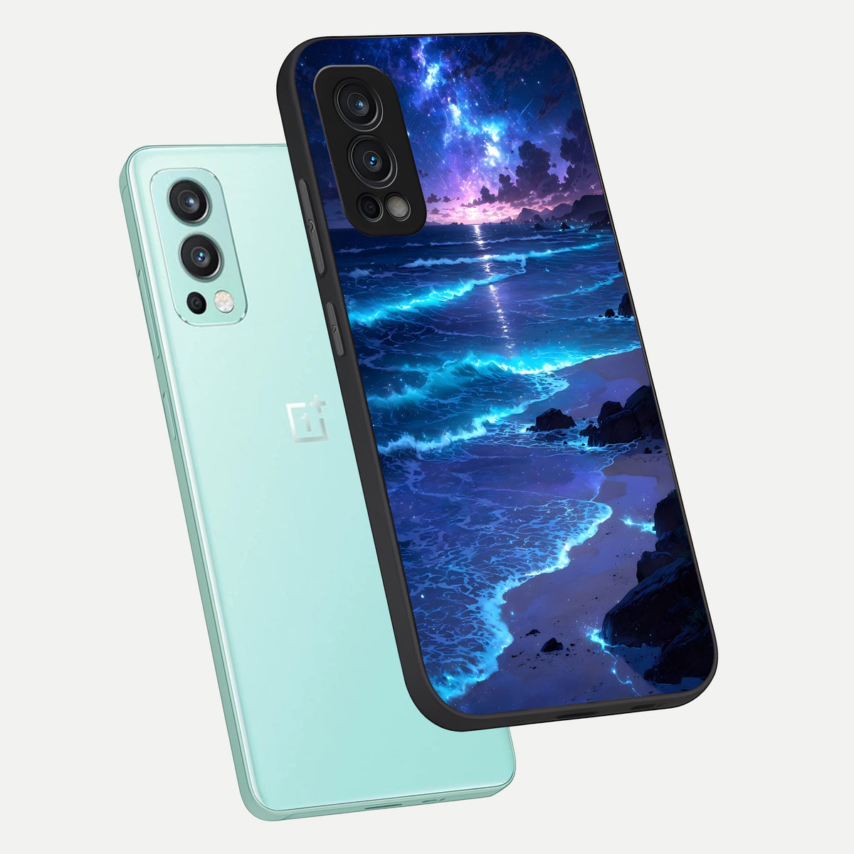  Classic Damn Look phone case For OnePlus Nord 2 showing premium glass back cover with detailed artwork