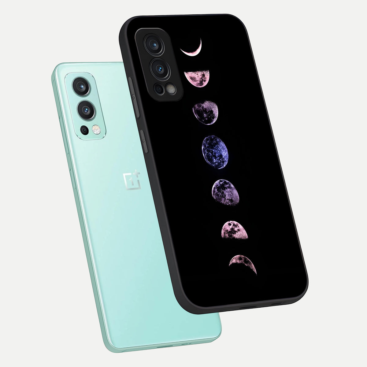  Crimson All Planets phone case For OnePlus Nord 2 showing premium glass back cover with detailed artwork