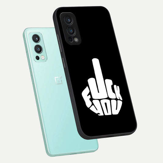  Rebel Mode On phone case For OnePlus Nord 2 showing premium glass back cover with detailed artwork