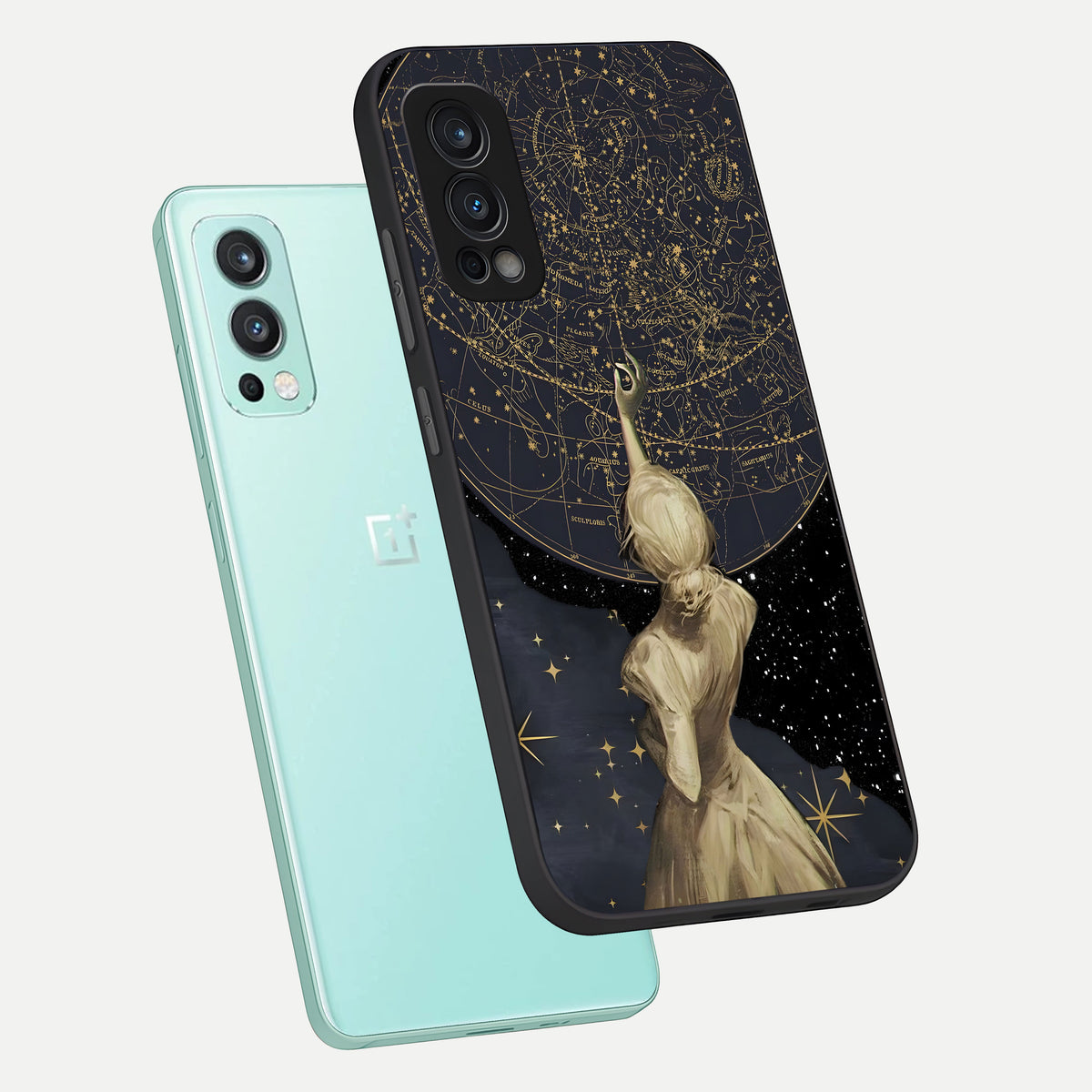  Taylor Swift Girl phone case For OnePlus Nord 2 showing premium glass back cover with detailed artwork
