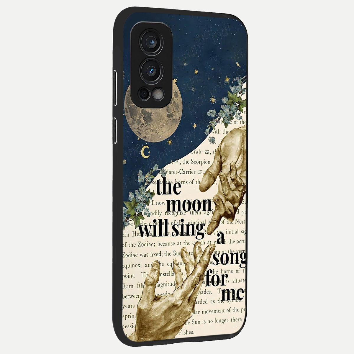  Aesthetic Divine back cover For OnePlus Nord 2 slim fit glass case with vibrant aesthetic design