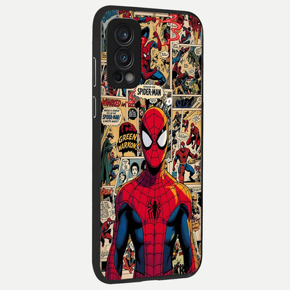  Aesthetic Spider back cover For OnePlus Nord 2 slim fit glass case with vibrant aesthetic design