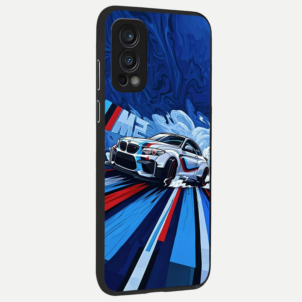  Drift Power Rush back cover For OnePlus Nord 2 slim fit glass case with vibrant aesthetic design