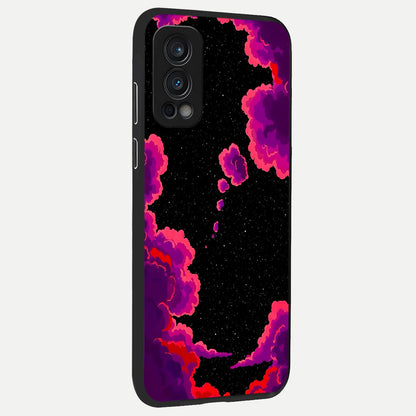  Galaxy Dream Frame back cover For OnePlus Nord 2 slim fit glass case with vibrant aesthetic design